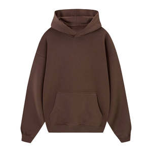 Sweat à capuche Streetwear uni de luxe personnalisé imprimé brodé pull décontracté écologique en coton de haute qualité coupe surdimensionnée - Product Image 1