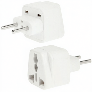 EU <b>Plug</b> <b>Adapter</b> Set 20pcs <b>Power</b> Socket Converter Travel <b>Adapters</b> in White - Product Image 2