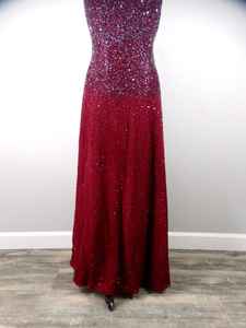 Vestido de fiesta de noche negro antiestático Patrón sin mangas Forma de cuerpo largo Vestidos de cóctel de longitud completa para eventos - Product Image 2