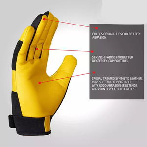 Gants de travail en cuir de protection des mains à l'épreuve des épines de haute qualité - Product Image 5