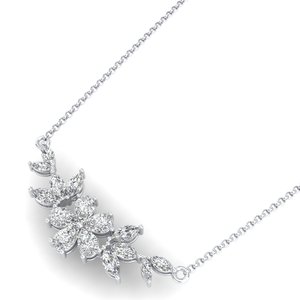 REYES lujo nuevo diseño 925 collar de moissanita de plata esterlina para mujer elegante 14K 18K 22K chapado en oro joyería de boda - Product Image 4