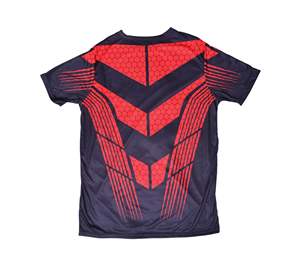 เสื้อยืดแขนสั้นสำหรับผู้ชายเสื้อพิมพ์โลโก้โพลีเอสเตอร์100% คุณภาพสูงสำหรับ2024 - Product Image 4