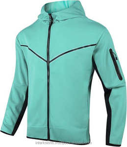 Chándal Deportivo Ligero y Transpirable con Capucha y Cierre de Cremallera para Hombre, Estilo Vintage, Marca Personalizada, 100% Poliéster, Logotipo con Impresión Digital Completa - Product Image 3