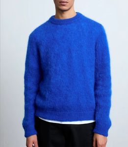 Suéteres de lana personalizados OEM, jerséis de punto al por mayor, proveedor de prendas de punto directas de fábrica, ropa de moda de invierno cálida y cómoda - Product Image 4