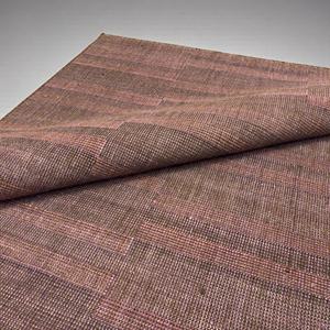 Alfombra Abstracta Tejida a Mano en Tonos Marrón y Rosa |   Alfombra Moderna Minimalista Ecológica de Fibra Natural, Apta para Mascotas |   Lana Hecha a Mano - Product Image 3