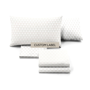 ชุดผ้าปูเตียงผ้าฝ้าย100% สีเหลืองพิมพ์ลายผ้าปูที่นอนเข้ารูปคุณภาพสูงผลิตจากอิตาลี - Product Image 1