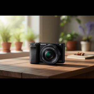 24.3MP Mirrorless SLR Digital <b>Camera</b> with 3.0-Inch LCD and 16-50mm Power Lens - Product Image 3
