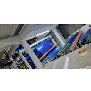 Custom Blue LLDPE Stretch Film Soft PE Plastic Moisture Proof No Print Protective Film for Metal Sheets <b>Aluminum</b> Made in Vietnam - Product Image 3
