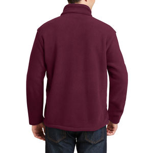 Veste polaire prête pour l'hiver, tissu doux au toucher, couche chaude, fermeture éclair intégrale, coupe confortable pour la marche en plein air, les voyages, le travail et les tenues décontractées - Product Image 4