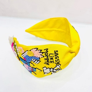 Handmade Beaded <b>Headband</b> With Elegant Colorful Beads For Women Girls Stylish Hair Accessories Fashionable Lightweight From India - Product Image 6