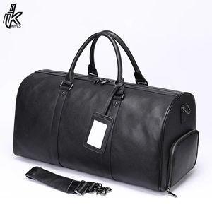 2023 New Arrival Genuine Leather Men Casual Waterproof Large Capacity Luggage Travel <b>Bag</b> For Men - Product Image 6