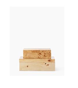 Caja de joyería de madera ideal para regalar a alguien que ama las soluciones de almacenamiento funcionales y bellamente elaboradas. - Product Image 1