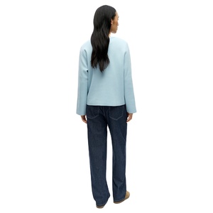 Pull en polaire d'hiver pour femmes, sweat-shirt oversize élégant, haut à manches longues confortable pour les looks décontractés quotidiens - Product Image 3