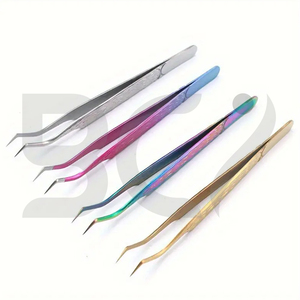 Pince à épiler haute précision pour extension de cils, outil de greffage antidérapant pour cils naturels faisant des outils de beauté de Volume - Product Image 6