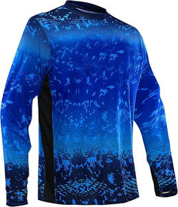 Maillot de pêche à manches longues pour homme Maillot de pêche à séchage rapide avec protection par sublimation - Product Image 1