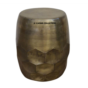 Aluminium Métal Forme Ronde Noir Fini Coin Table d'Appoint Fancy Stylish Used Home Living Area Furniture Décoration - Product Image 6