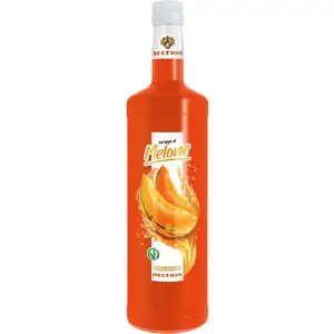 Premium İtalyan kavun şurubu 1000 ml VEGANOK, kokteyl veya tepesi için içecekler için seyreltilmeli