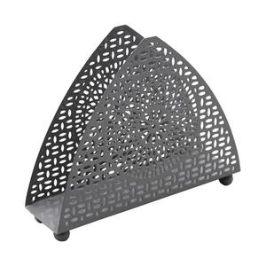 High Quality Triangle Shape Handmade <b>Tissue</b> <b>Paper</b> Stand Grey Plated Metal Holes <b>for</b> Kitchen Home Restaurants Wedding Halls - Product Image 1