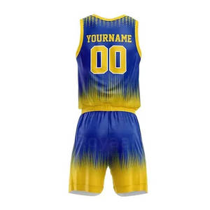 Uniforme de basket-ball léger et confortable, faible MOQ, prix bas, taille personnalisée, uniforme de basket-ball en vente - Product Image 3