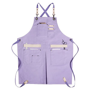 MORGANS Cotton Canvas Cross Back Straps Kitchen <b>Cooking</b> Baking Bib Sleeveless <b>Apron</b> for Shop Restaurant - Product Image 1