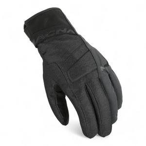 Gants de moto pour femmes MACNA Daunta RTX Night Eye imperméables en cuir et tissu - Product Image 1