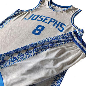 Uniforme de basket-ball avec logo imprimé de haute qualité pour hommes maillots de basket-ball réversibles pour jeunes par sublimation personnalisée - Product Image 6
