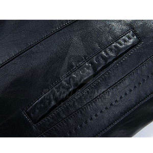 <b>Men's</b> Eco-Friendly Breathable <b>Shearling</b> Leather <b>Jacket</b> with Front Logo Soft Lined Winter Streetwear <b>for</b> Comfort - Product Image 5