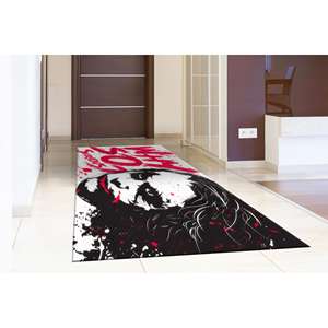 Tapis Joker « Why So Serious », tapis de sol inspiré du Chevalier Noir, tapis fin non tissé - Product Image 4