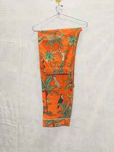 Pyjama sexy en coton biologique à col en V pour femmes respirant doux costume de nuit Jungle imprimés d'animaux grande taille vêtements de nuit confortables - Product Image 3