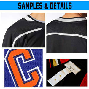 Camisetas de hockey sobre hielo para hombres de alta calidad, colores y tamaños personalizados, servicios OEM con personalización de equipo completo disponible - Product Image 6