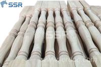 SSR VINA balustrades en bois massif balustre d'escalier en caoutchouc pièces d'escalier colonne en bois garde-corps pilier escalier meubles de maison
