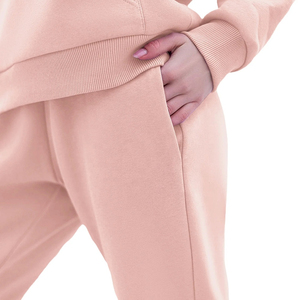 Survêtement d'hiver pour femmes de qualité supérieure personnalisé et surdimensionné en polaire écologique à capuche multicolore OEM - Product Image 4