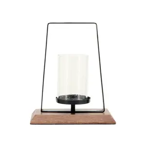 เชิงเทียนโลหะสำหรับตกแต่งบ้านมาแรงสำหรับส่งออกของตกแต่งบ้านเชิงเทียนของขวัญคริสต์มาสที่มีสำเนียง - Product Image 3