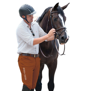 Pantalón ecuestre de equitación con cuatro bolsillos, pantalón de equitación de tela personalizado con agarre de silicona, pantalón de equitación, novedad de 2024 - Product Image 4