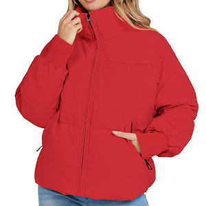 Chaqueta acolchada para mujer, ropa de invierno de Color sólido, nueva moda elegante, chaqueta acolchada de bajo precio para mujer - Product Image 4