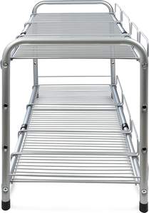 Organizador de Dos Niveles Expandible para Debajo del Fregadero (Plateado) - Product Image 4