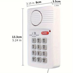 Cobertizo de garaje portátil <span class=keywords><strong>para</strong></span> el hogar, puerta de <span class=keywords><strong>caravana</strong></span>, ventana, contraseña, <span class=keywords><strong>alarma</strong></span> antirrobo de seguridad inalámbrica <span class=keywords><strong>para</strong></span> el hogar - Product Image 1