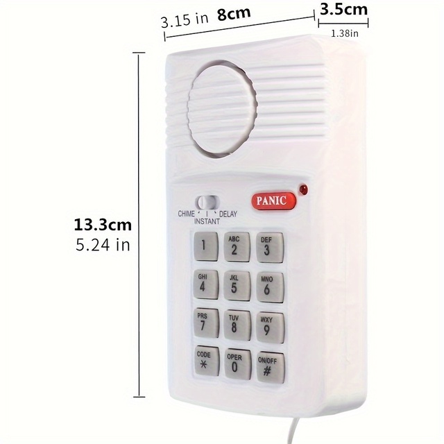 Portable Home Garage Shed Caravan Door Window Password Wireless Home Security Burglar Alarm