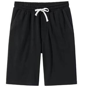Shorts décontractés pour hommes de qualité supérieure, 100% coton, uni, respirant, séchage rapide, pour la salle de sport, l'entraînement estival, prix de gros - Product Image 5