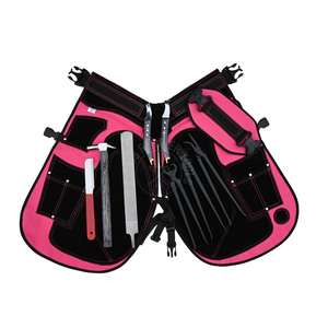 Meilleur kit professionnel de maréchal-ferrant : tablier en cuir, pince à sabots, tire-clous, marteau, couteau incurvé et droit, râpe double face - Product Image 1