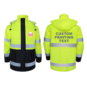 Chaqueta Softshell reciclada Hivi, ropa de trabajo impermeable, chaqueta reflectante de seguridad, uniforme, ropa de trabajo - Product Image 1