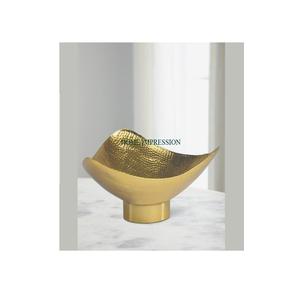 Cuenco de metal para chocolate con diseño martillado, color dorado, superventas, cuenco para servir dulces, forma redonda, cuenco de mesa para chocolate de Ramadán - Product Image 1