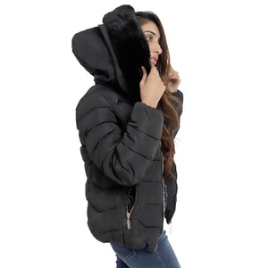 CONMR Chaqueta acolchada ligera y acogedora para mujer Abrigo de invierno elegante para exteriores Campera Mujer Silueta más corta relajada que abarca la temporada - Product Image 3