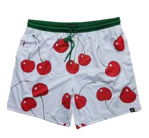 กางเกงขาสั้นบาสเก็ตบอลตาข่ายผ้าโพลีเอสเตอร์ทรงครอปฟิตสำหรับผู้ชายสีล้วนมีขอบด้านข้างและลึกมีกระเป๋าโลโก้แนวสตรีท - Product Image 1