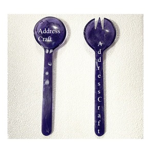 American Style Custom Color Resin <b>Salad</b> Server Set Eco-Friendly <b>Salad</b> <b>Tools</b> Multi Color Tableware - Product Image 5