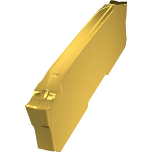 Inserto Indexable ISO GL1-D150G015L06-PMG8330 de 1.5 mm de Ancho con Recubrimiento PVD Dorado para Herramienta de Torneado, Paquete de 10 - Product Image 2