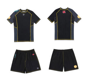 Conjunto de Rashguard y Pantalones Cortos de BJJ de Primera Calidad, Conjuntos de Rashguards y Pantalones Cortos Nogi Premium, Conjuntos de Entrenamiento de Artes Marciales - Product Image 1