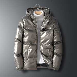 Venta al por mayor de logotipo personalizado OEM estampado invierno algodón abrigo burbuja chaqueta de los hombres de gran tamaño al aire libre los hombres Puffer chaquetas - Product Image 3