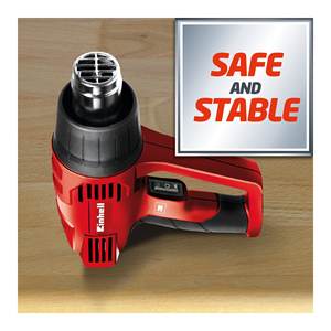 Pistolet thermique Einhell (2000W-350/550 C) Th Ha2000 avec accessoires pour unité de fusion - Modèle 4520179 - Product Image 4