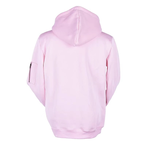 Sudadera de lana de algodón de alta calidad OEM para mujer, jersey de manga larga de gran tamaño, Sudadera con capucha, patrón sólido, bolsillo, tejido informal - Product Image 5